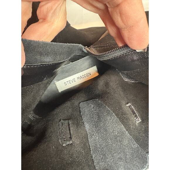 Steve Madden Women Suede Alick Motorcycle Bootie Size 8.5 NWOT - Picture 11 of 11